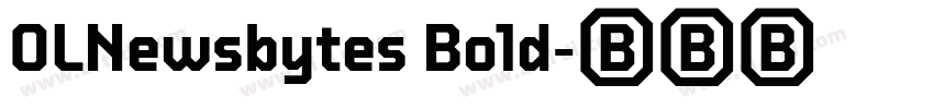 OLNewsbytes Bold字体转换